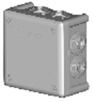 Boîte dérivation étanche IP66 BoxLine-960°C 102x102x56 mm, Lot 10 unité