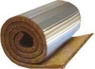 Rouleau laine minérale naturel papier Alu 14000x1200x60mm