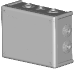 Boîte dérivation étanche IP66 BoxLine-850° 216x166x90 mm, Lot 10 unité